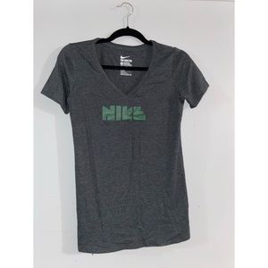 V-Neck Gray Nike Shirt
